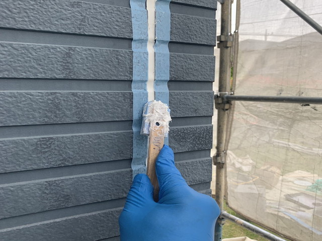 外壁塗装　コーキング打ち替え工事