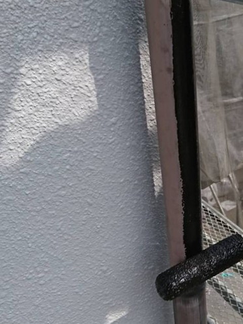 外壁塗装　付帯部塗装　雨樋　竪樋