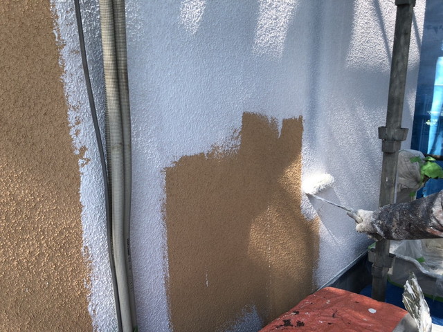 外壁  下塗り