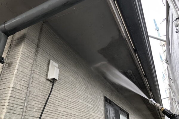 高崎市　外壁塗装　高圧洗浄　コーキング