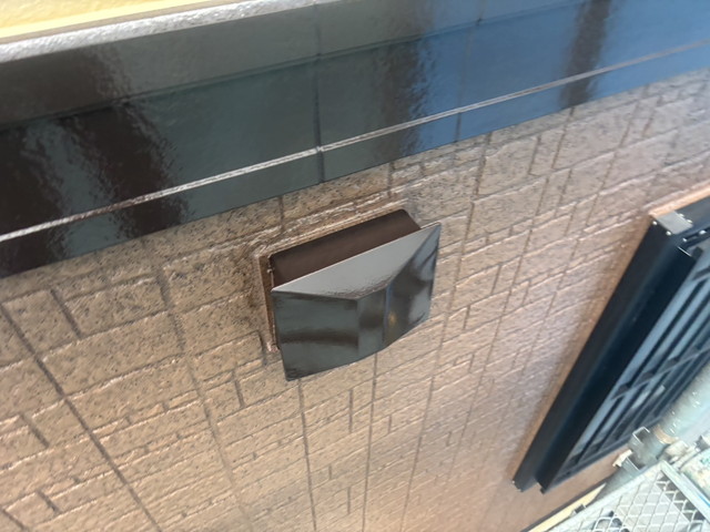 換気フード塗装作業