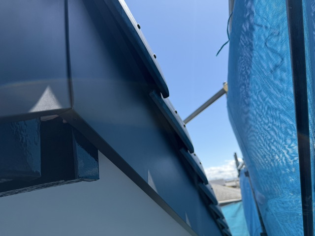 破風板金取付