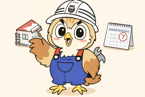 ふくまる 外壁塗装工期日数⑥