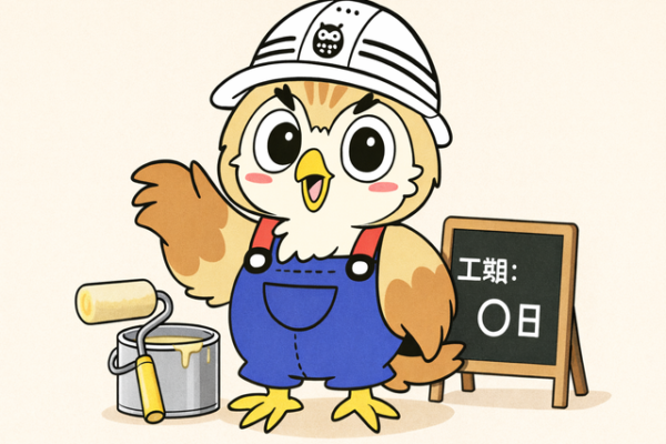 ふくまる 外壁塗装工期日数④