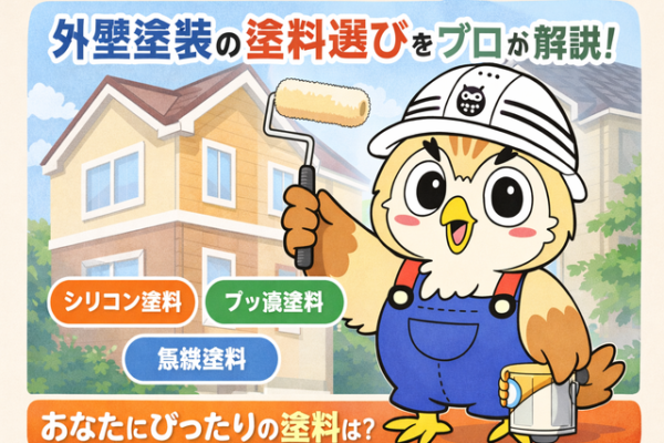 ふくまる 外壁塗装塗料種類①
