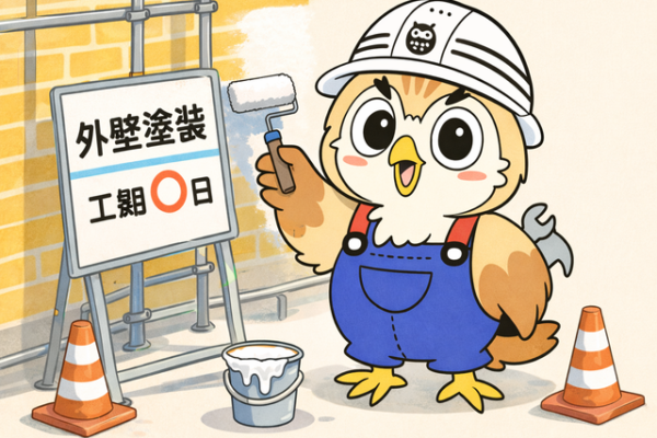 ふくまる 外壁塗装工期日数⑧