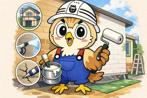 ふくまる 外壁塗装施工流れ④