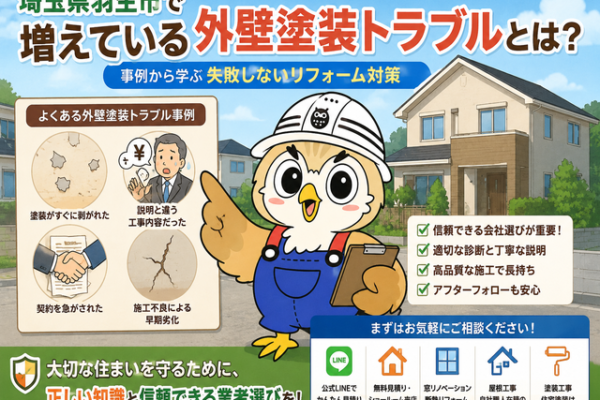 ふくまる 外壁塗装トラブル事例⑯