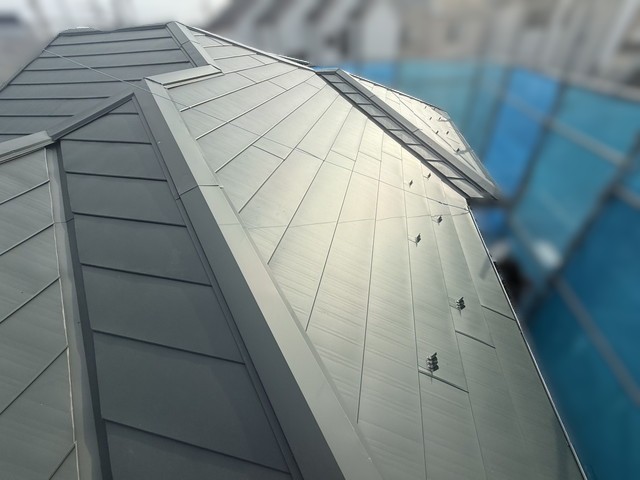 屋根施工後