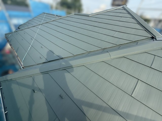 屋根施工後