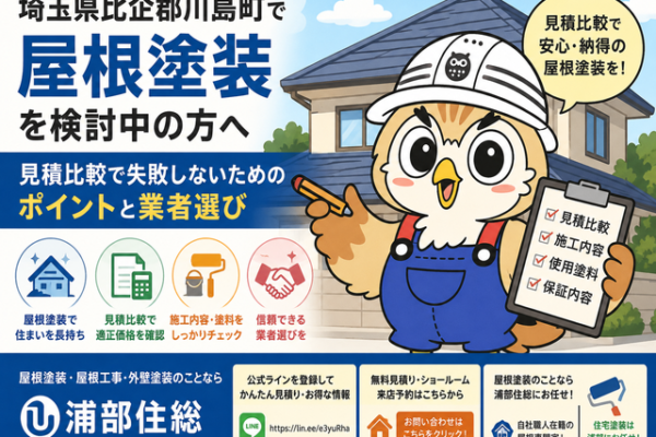 ふくまる 屋根塗装見積比較⑪