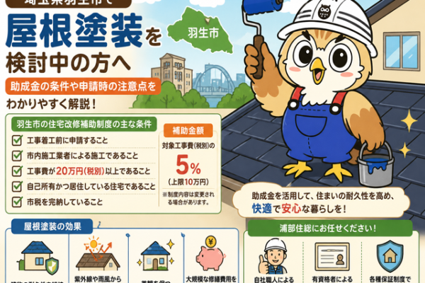 ふくまる 屋根塗装助成金条件⑯