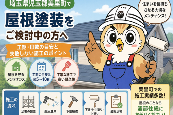 ふくまる 屋根塗装工期日数⑤