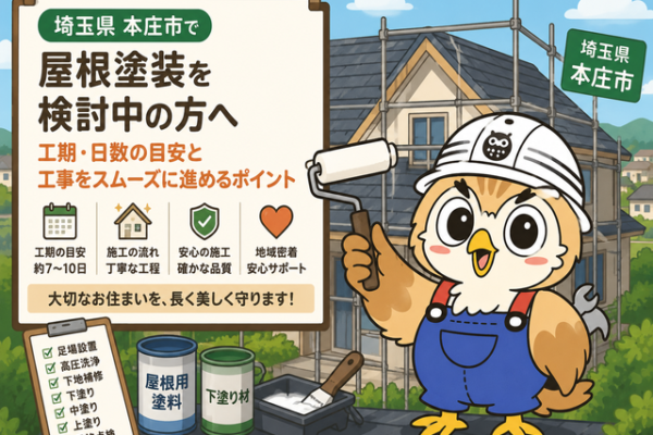 ふくまる 屋根塗装工期日数①