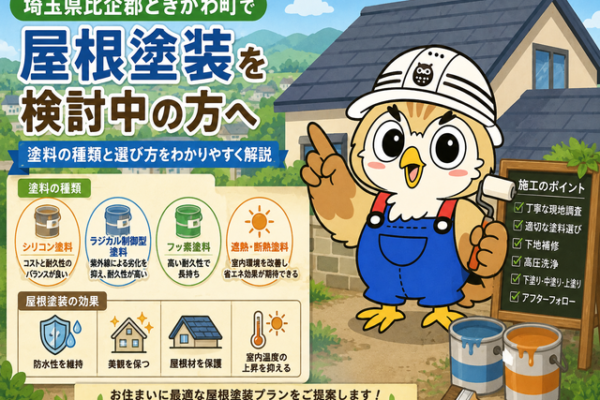 ふくまる 屋根塗装塗料種類⑭