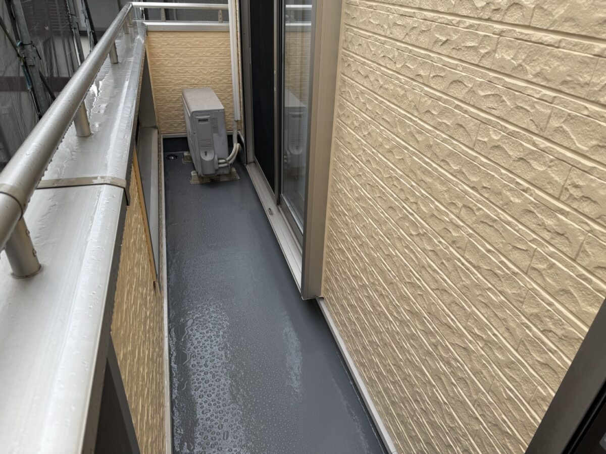 ベランダ防水後
