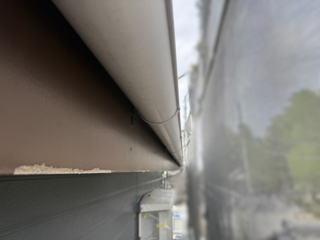 破風板施工前