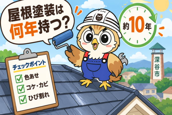 ふくまる 屋根塗装耐用年数②