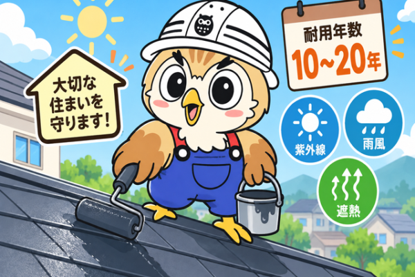 ふくまる 屋根塗装耐用年数⑧